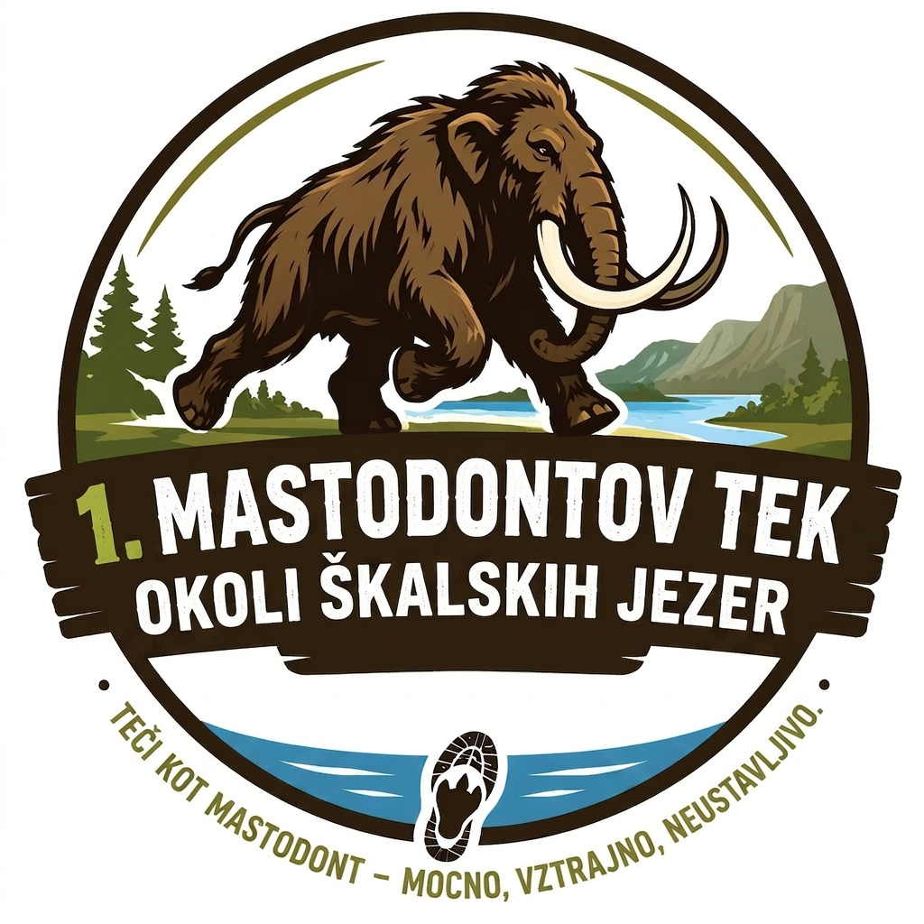 1. Mastodontov tek okoli Škalskih jezer Logo